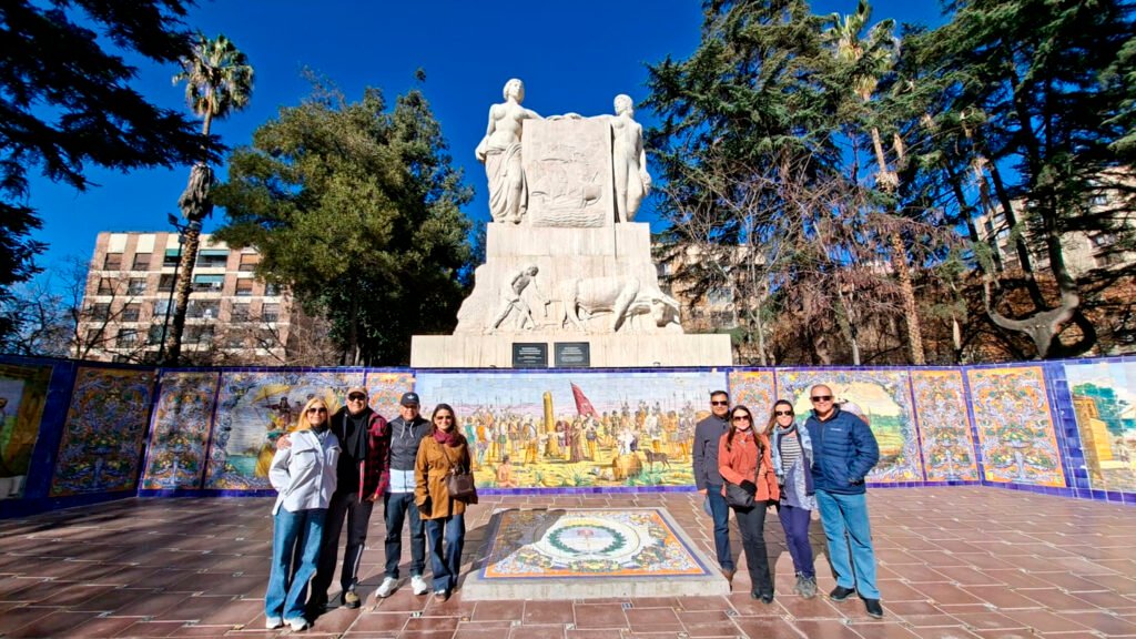 Plaza España Mendoza vendimia