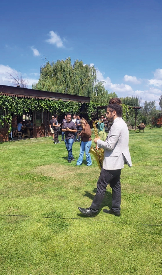 valledeucolaazulsaxofonista Bodegas Valle de Uco Mendoza Vendimia