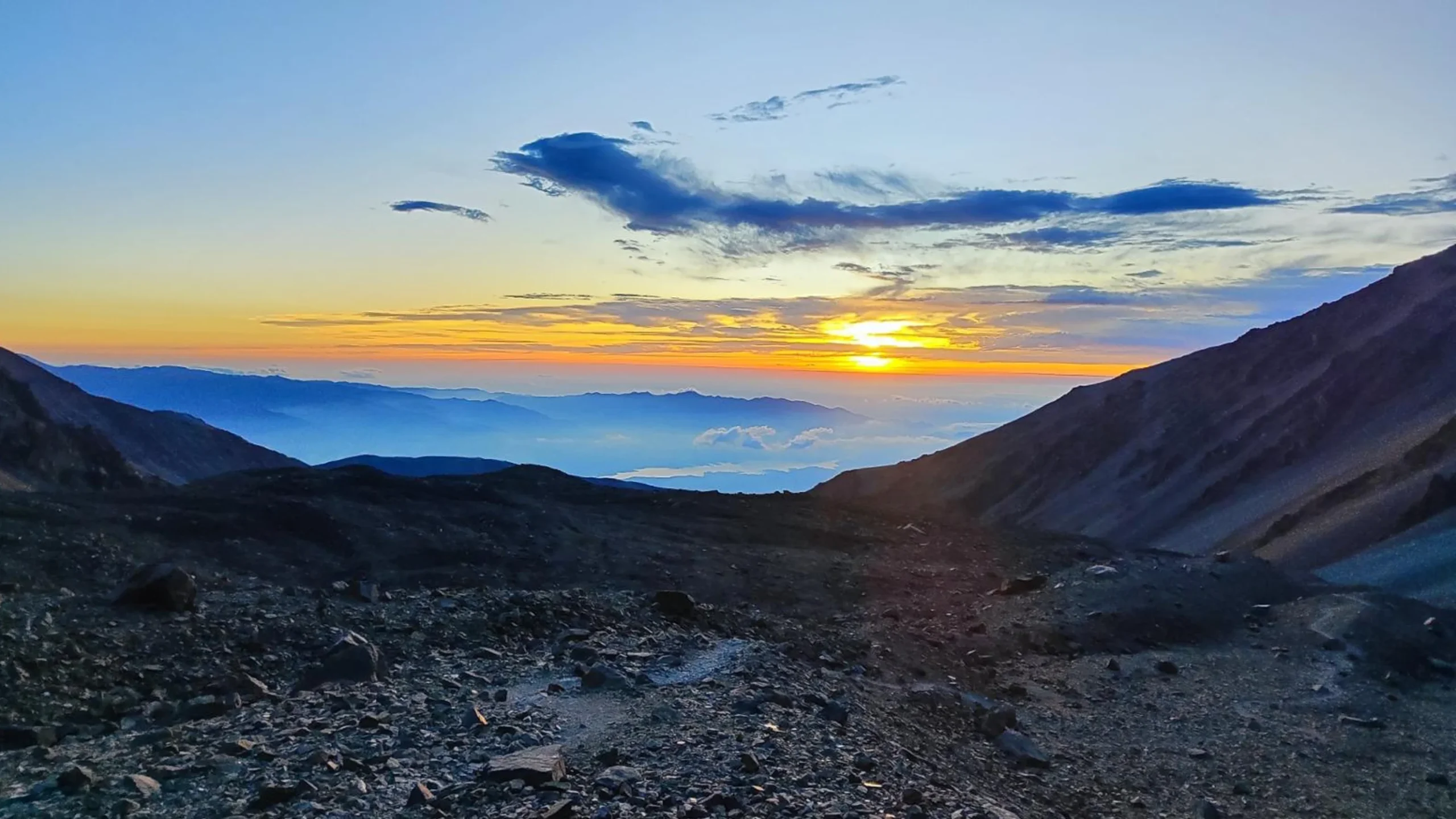 Vista alta montaña